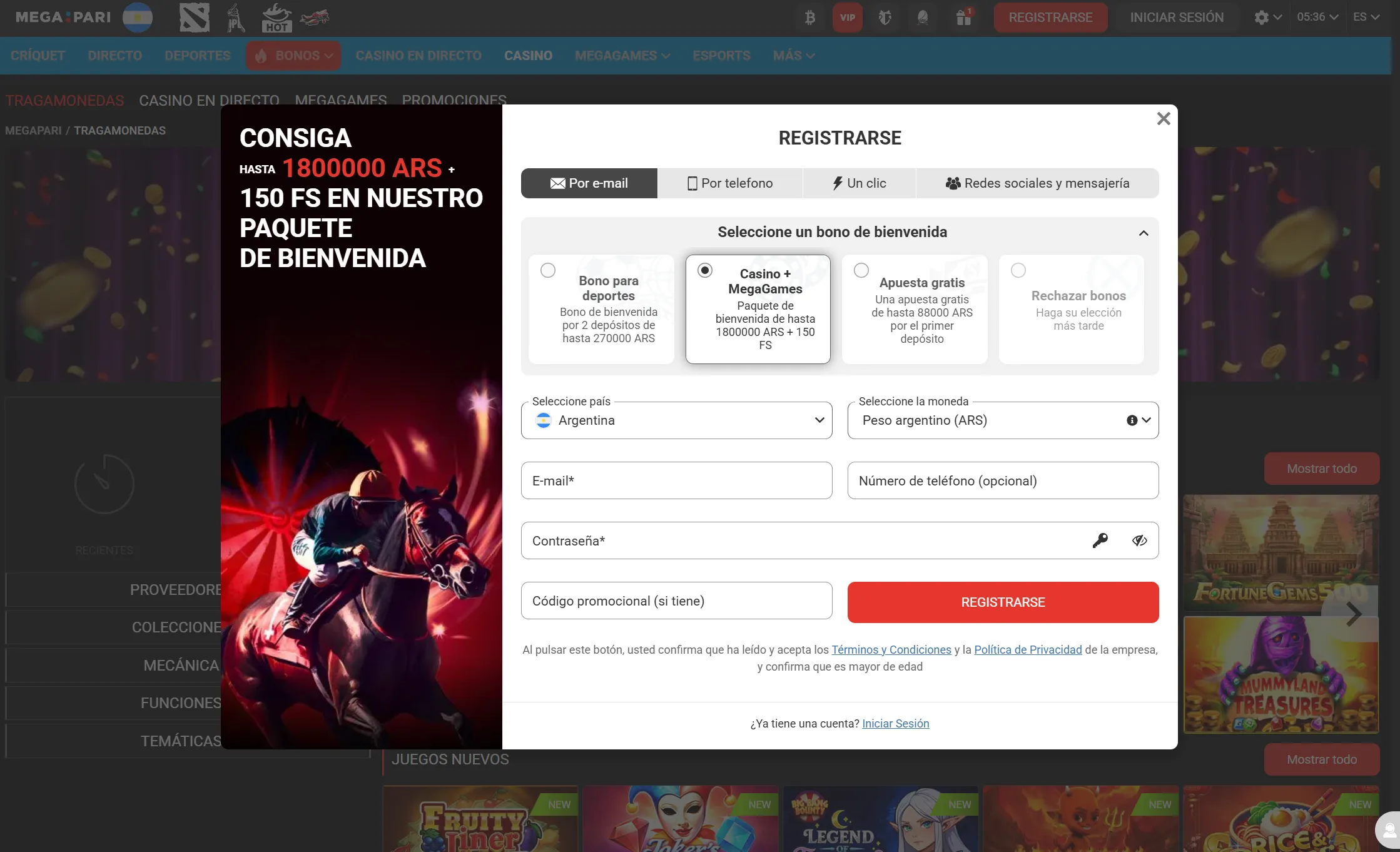 Cómo registrarse y empezar a jugar casino online con dinero real