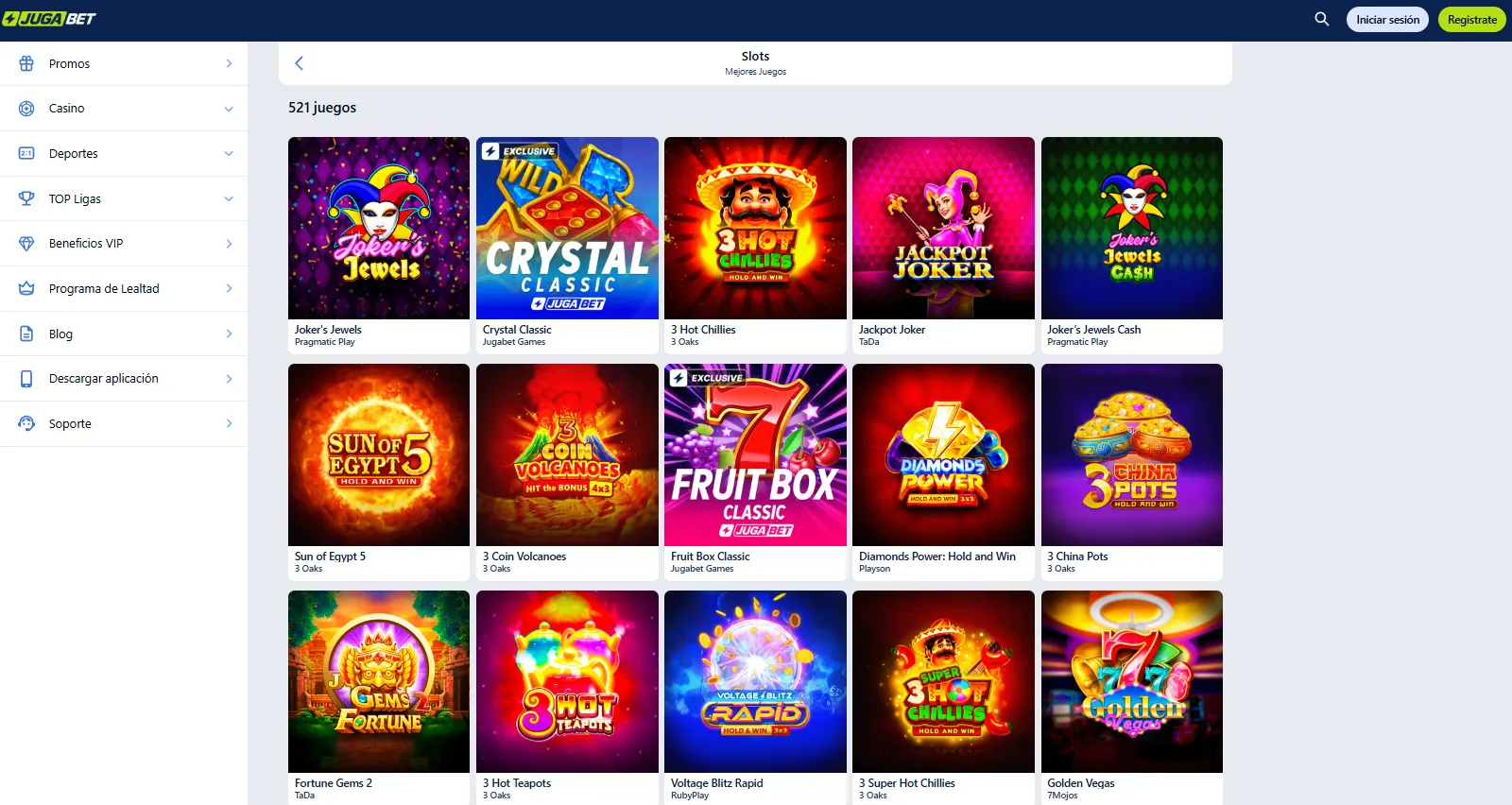Entretenimiento en casinos online